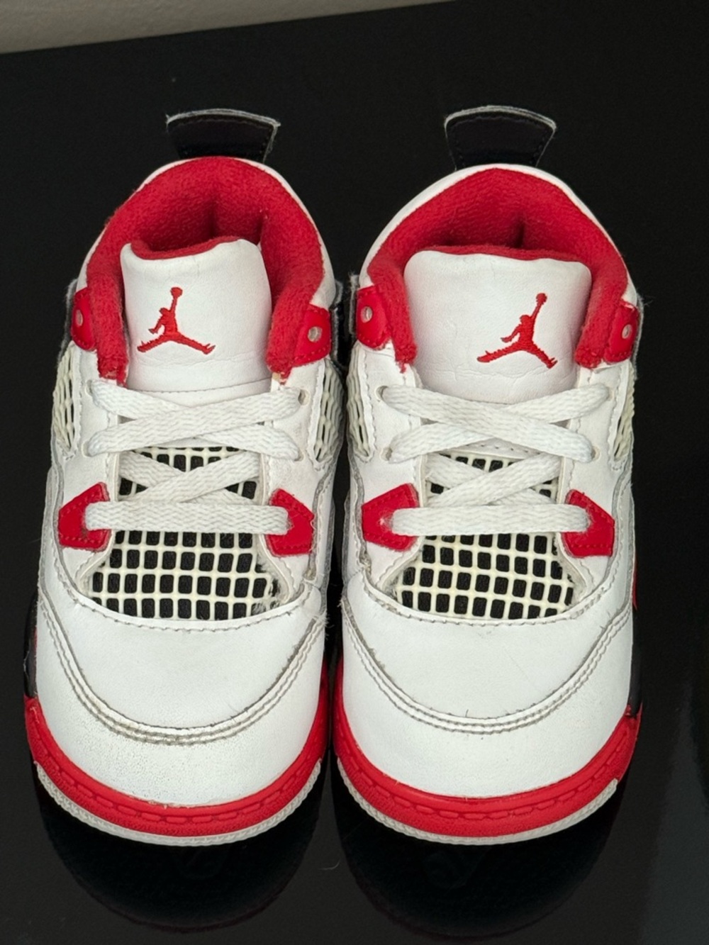 Jordan 4 Retro Fire Red Toddler Size 7C